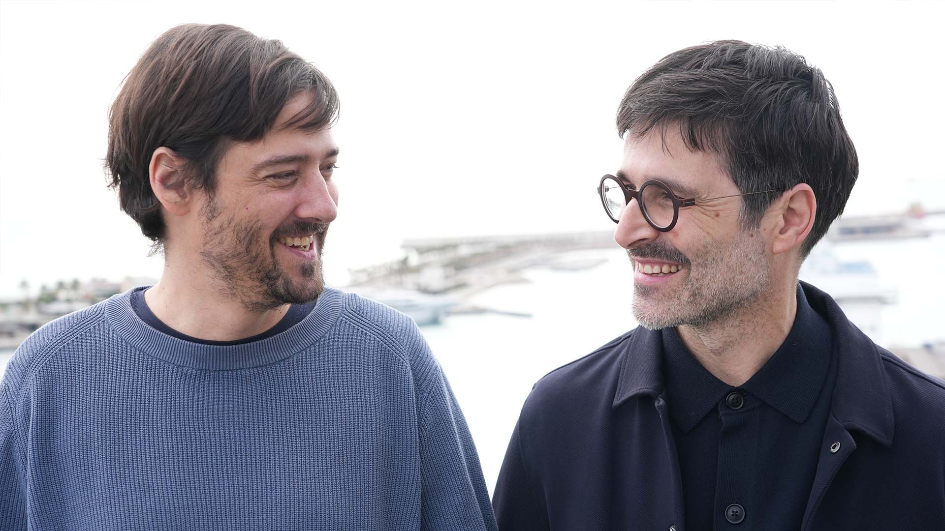 El cineasta Carlos Marques-Marcet i el fotògraf Aleix Plademunt, aquest dissabte al Festival de Màlaga. Autor: Nico Tomás